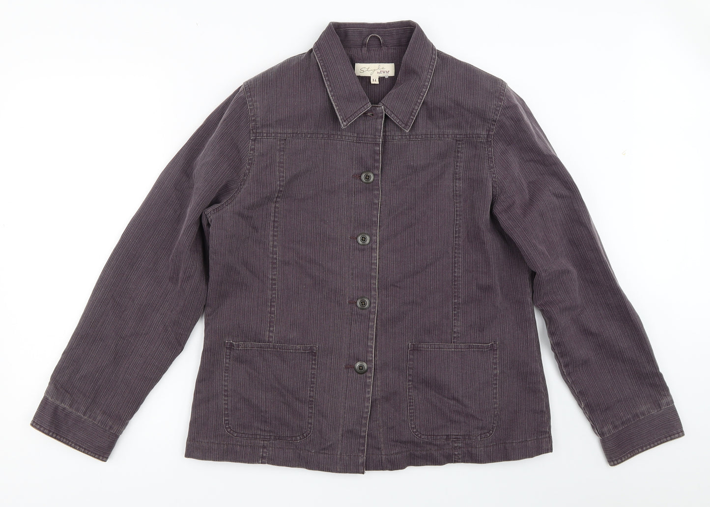 EWM Womens Purple   Jacket  Size 14