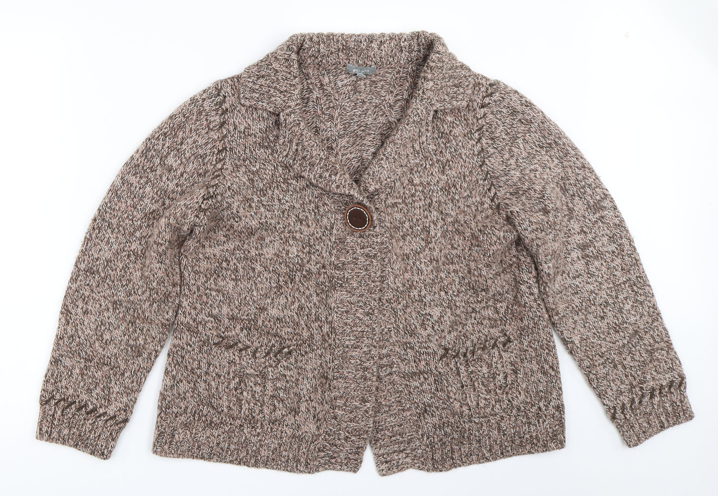 Per Una Womens Pink   Cardigan Jumper Size XL