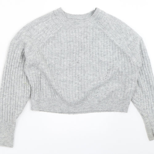 Topshop Womens Grey   Pullover Jumper Size 4