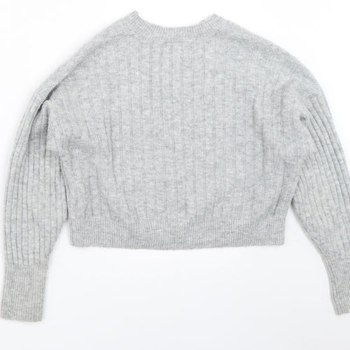 Topshop Womens Grey   Pullover Jumper Size 4