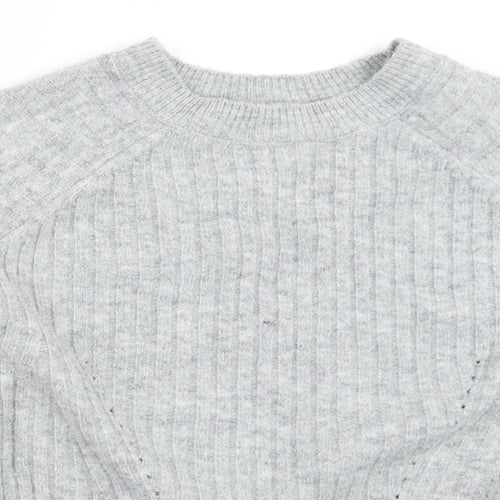 Topshop Womens Grey   Pullover Jumper Size 4