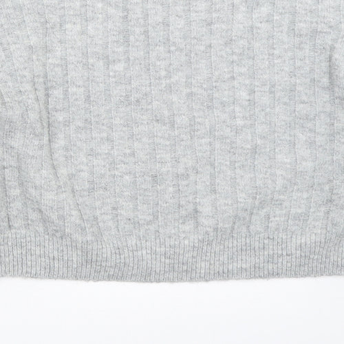 Topshop Womens Grey   Pullover Jumper Size 4