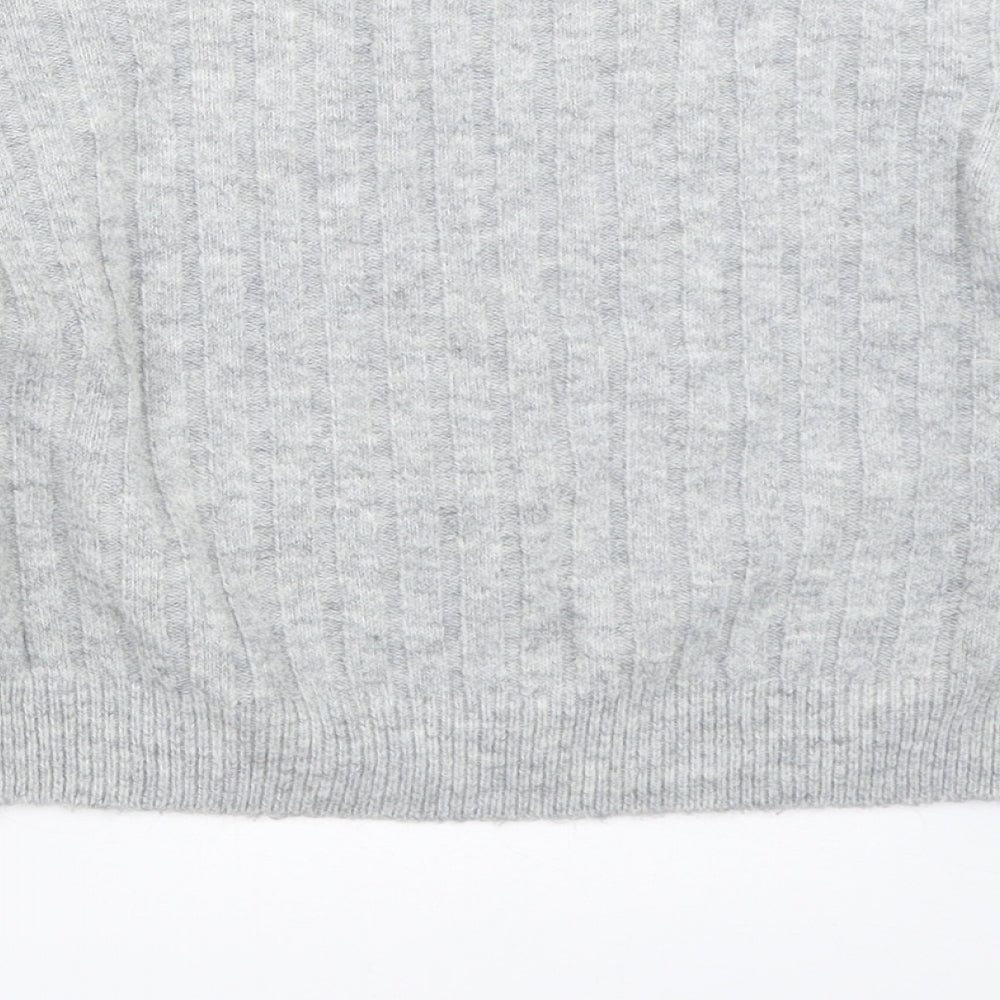Topshop Womens Grey   Pullover Jumper Size 4