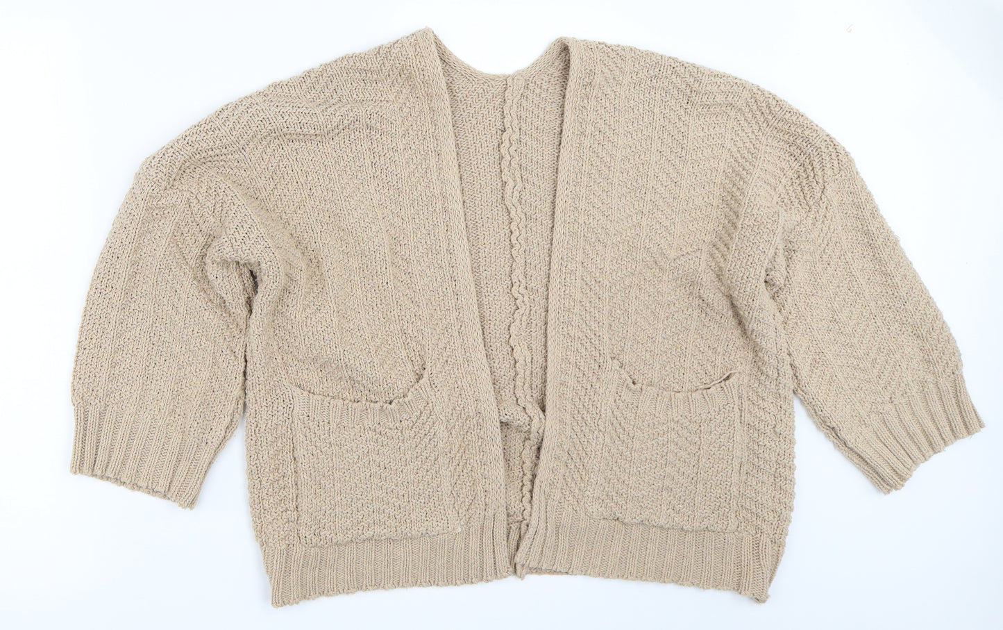 Preworn Womens Beige   Cardigan Jumper Size M