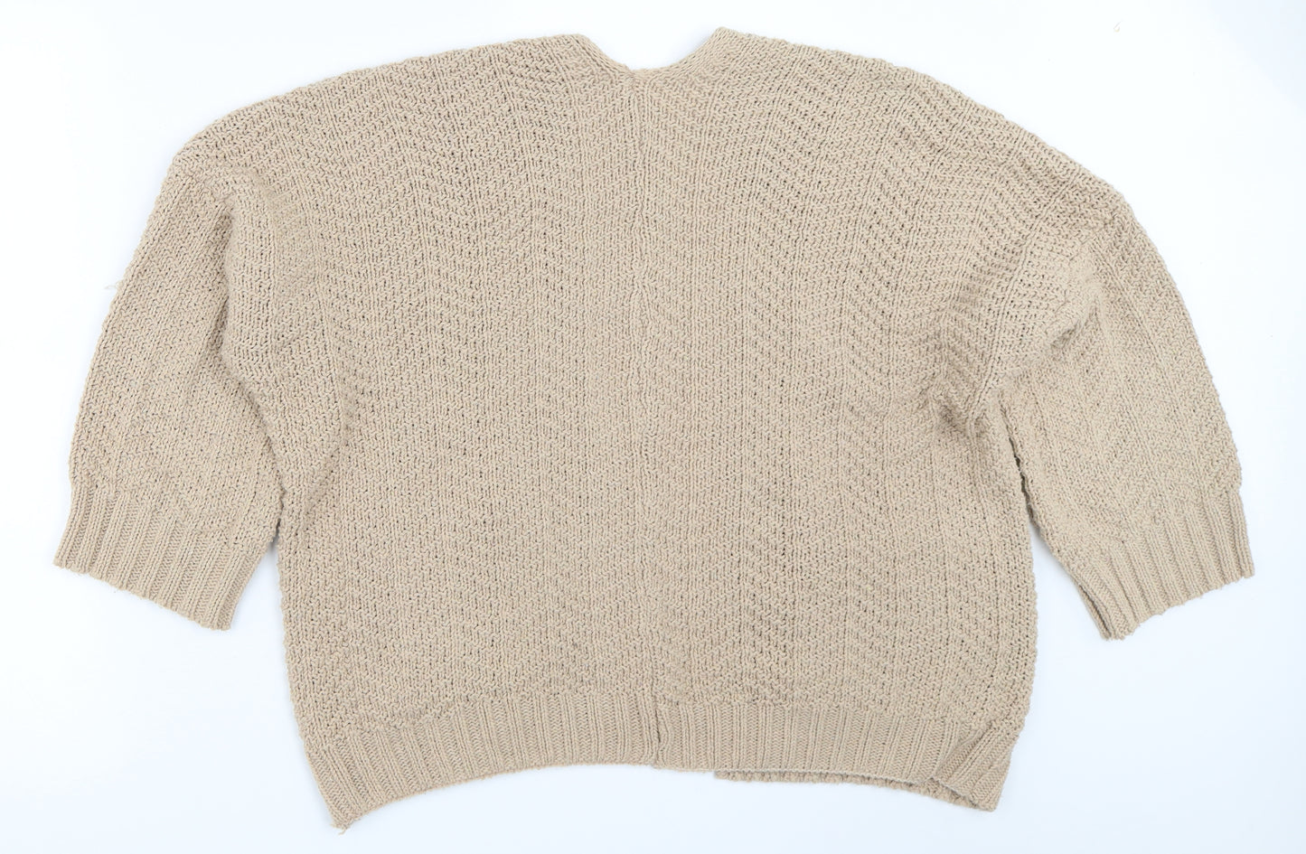 Preworn Womens Beige   Cardigan Jumper Size M