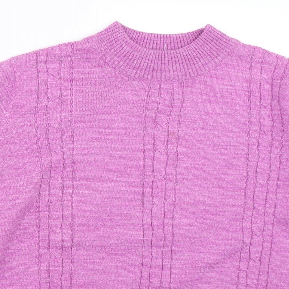 Honor Milburn Womens Purple   Pullover Jumper Size M