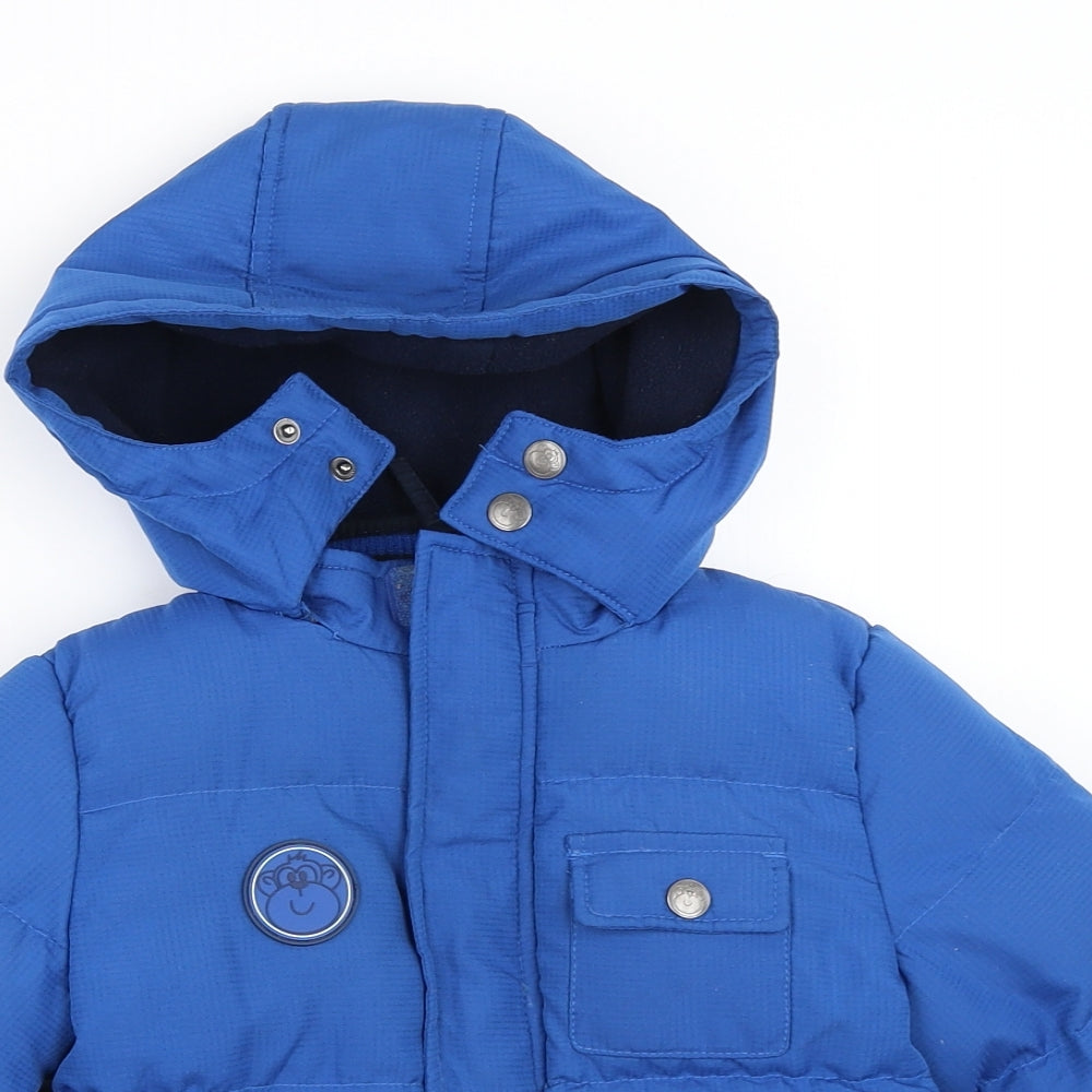 TU Boys Blue   Puffer Jacket Coat Size 2-3 Years
