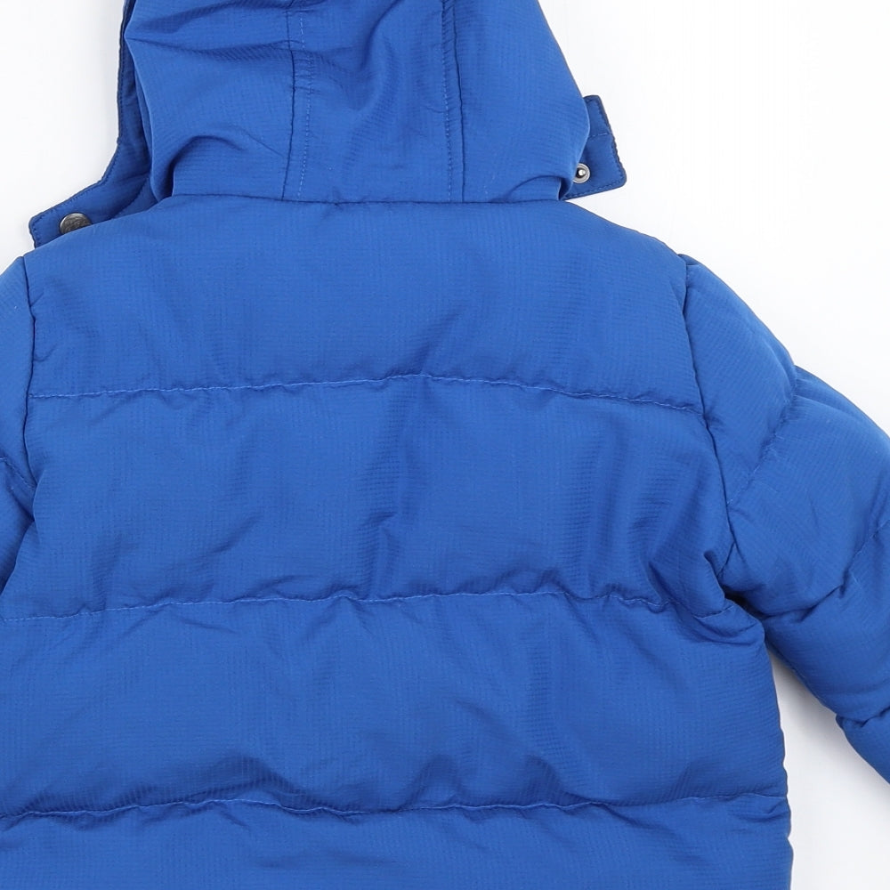 TU Boys Blue   Puffer Jacket Coat Size 2-3 Years
