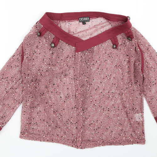 Casamia Womens Pink   Cardigan Jumper Size S