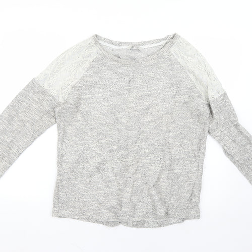 Peacocks Womens Grey   Pullover Jumper Size 14