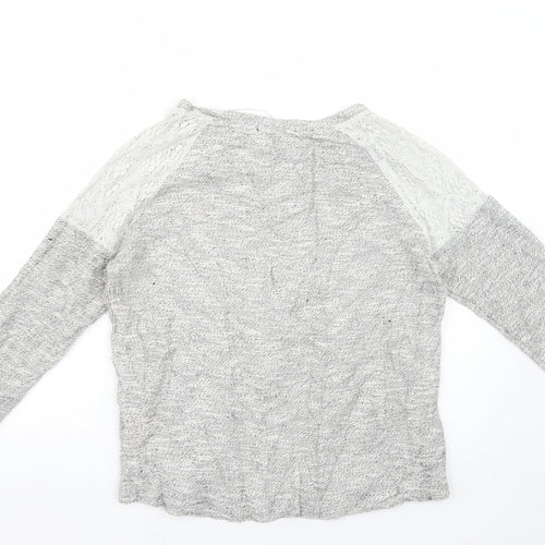Peacocks Womens Grey   Pullover Jumper Size 14