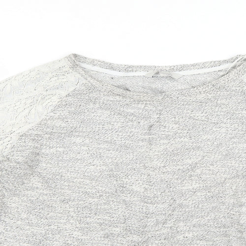 Peacocks Womens Grey   Pullover Jumper Size 14