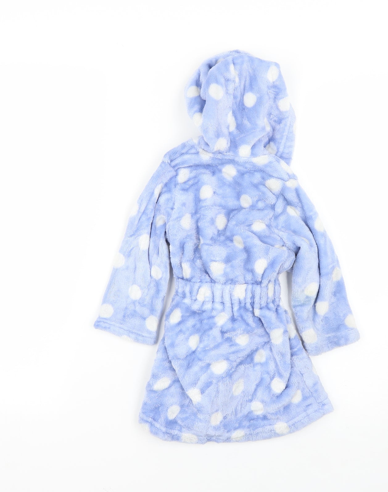 Marks and Spencer Baby Blue Polka Dot  Babydoll Robe Size 12-18 Months
