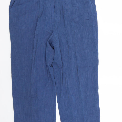 sommermann Womens Blue   Trousers  Size 14 L25 in