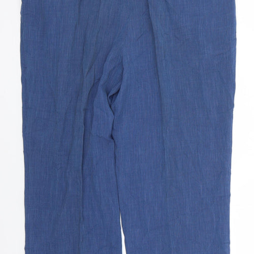 sommermann Womens Blue   Trousers  Size 14 L25 in