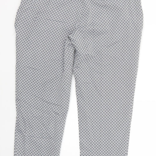 Dorothy Perkins Womens Multicoloured Geometric  Trousers  Size 10 L25 in