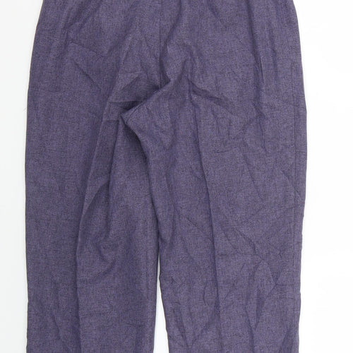 scott & taylor Womens Purple   Trousers  Size 10 L26 in