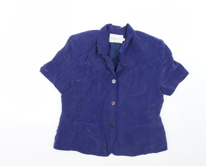 Lakeland Womens Purple   Overcoat  Size 14