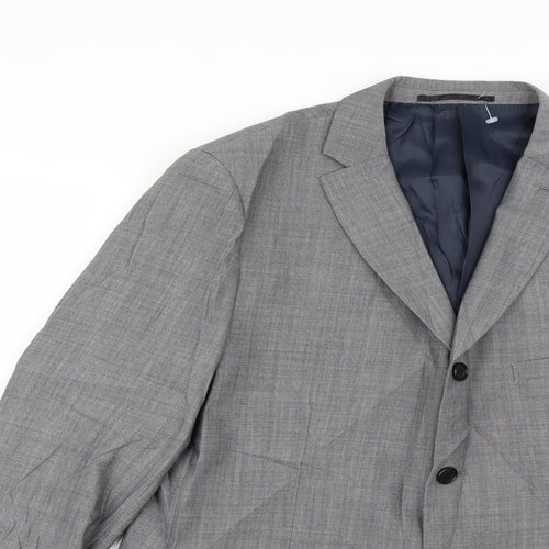 Topman Mens Grey   Jacket Suit Jacket