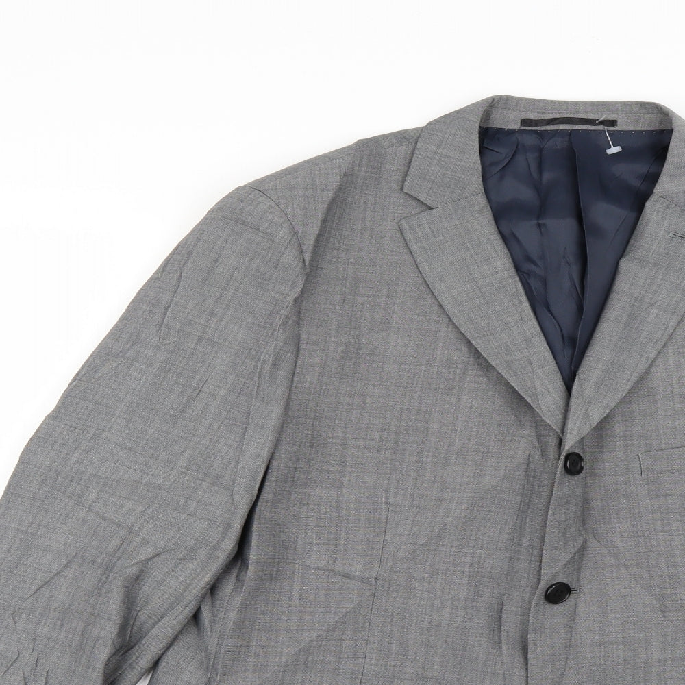 Topman Mens Grey   Jacket Suit Jacket