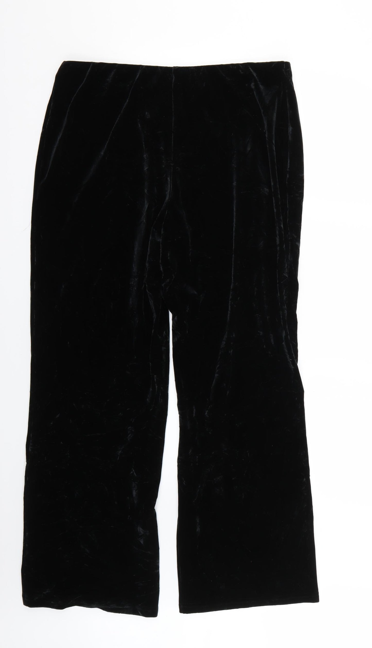 Marks and Spencer Womens Black   Jogger Trousers Size 18 L27 in