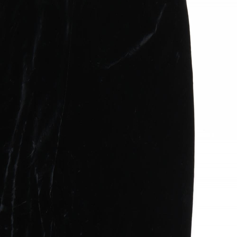 Marks and Spencer Womens Black   Jogger Trousers Size 18 L27 in
