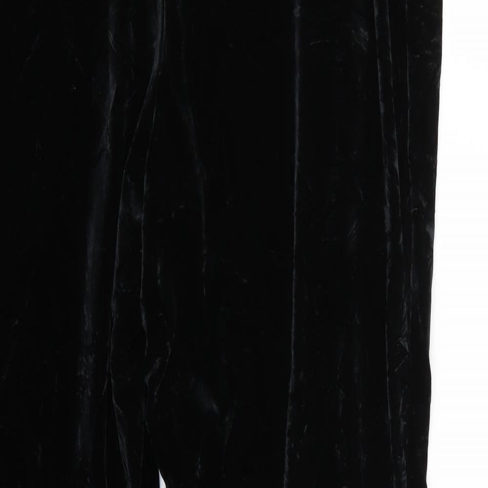 Marks and Spencer Womens Black   Jogger Trousers Size 18 L27 in