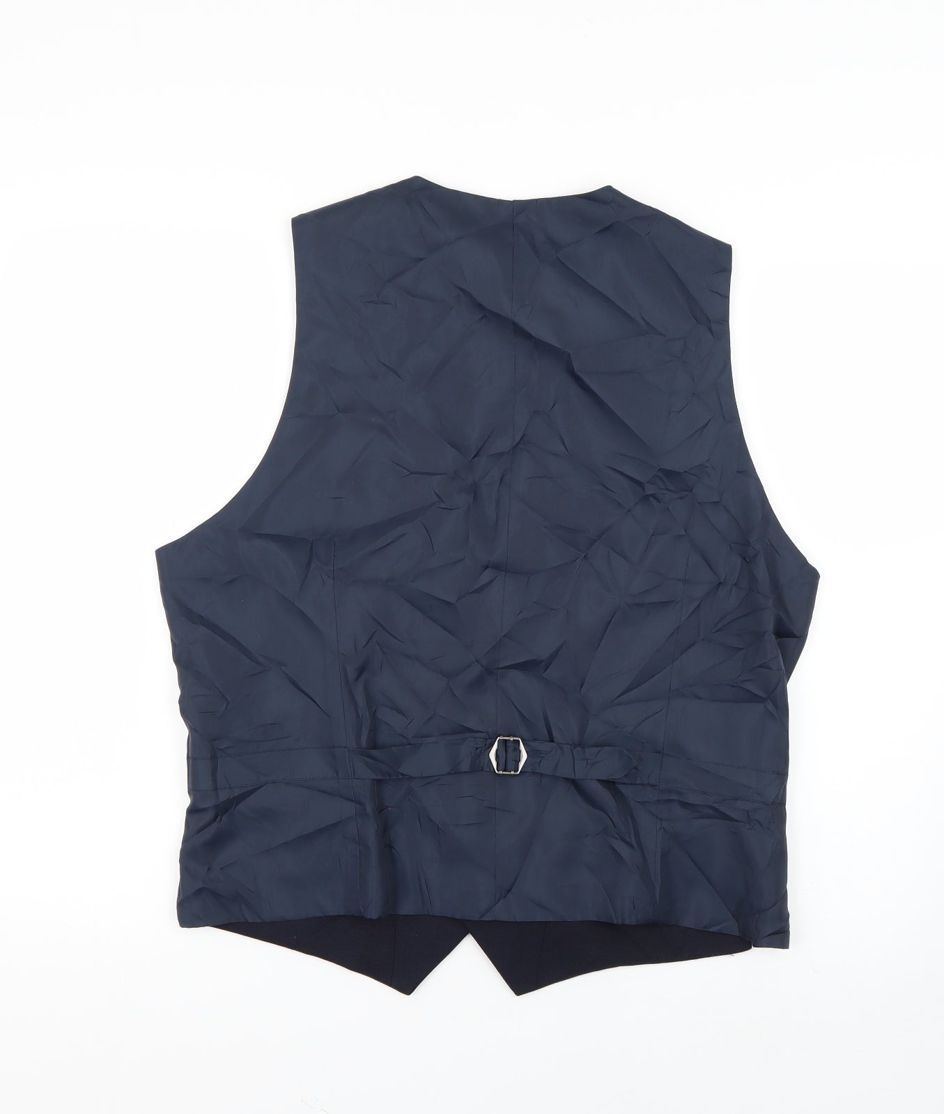 Preworn Mens Blue   Jacket Suit Waistcoat Size L