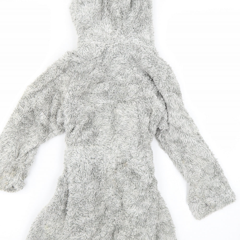 Marks and Spencer Girls Grey   Top Robe Size 3-4 Years