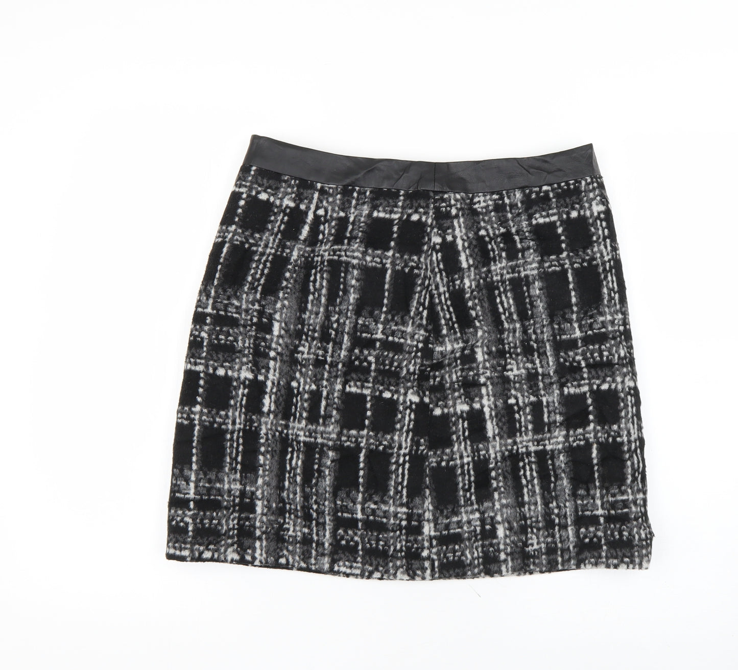 F&F Womens Multicoloured Check  Mini Skirt Size 10