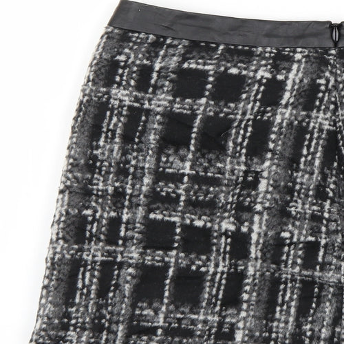 F&F Womens Multicoloured Check  Mini Skirt Size 10