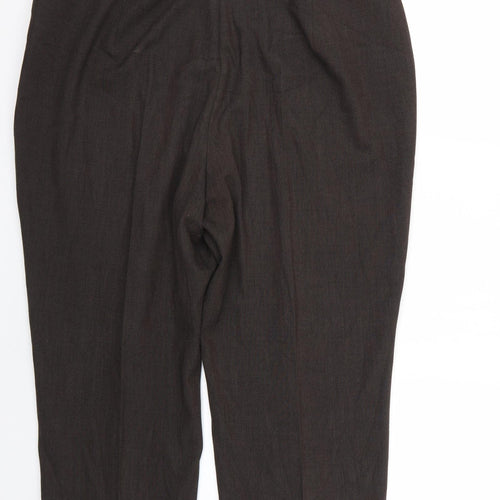 Marks and Spencer Womens Brown   Trousers  Size 18 L24 in