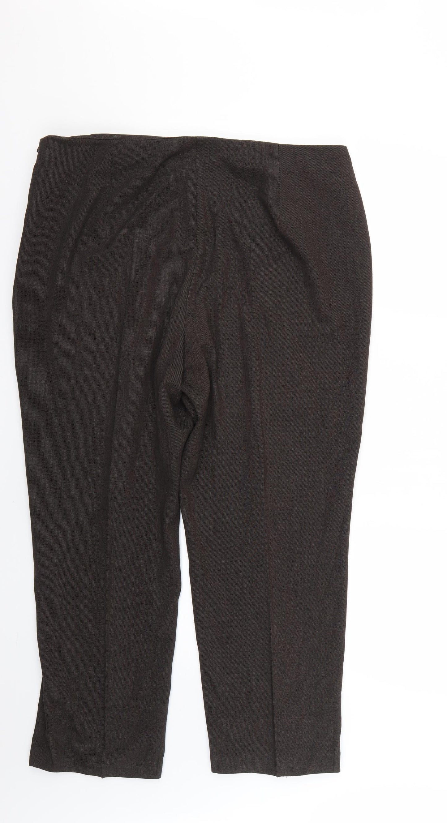 Marks and Spencer Womens Brown   Trousers  Size 18 L24 in