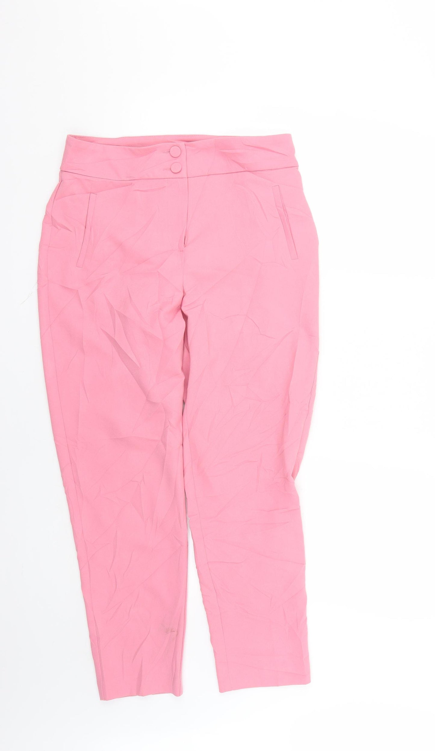 Primark Womens Pink   Trousers  Size 10 L23 in