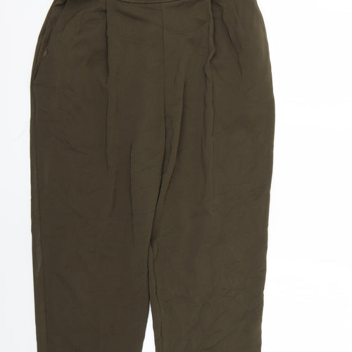 Marks and Spencer Womens Green   Trousers  Size 16 L23 in