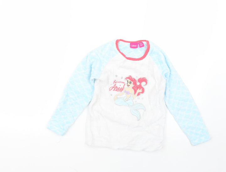 Primark Girls Multicoloured Geometric Top Pyjama Top Size 6-7 Years