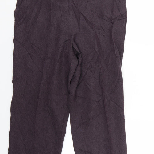 Classics Womens Purple   Trousers  Size 14 L24 in