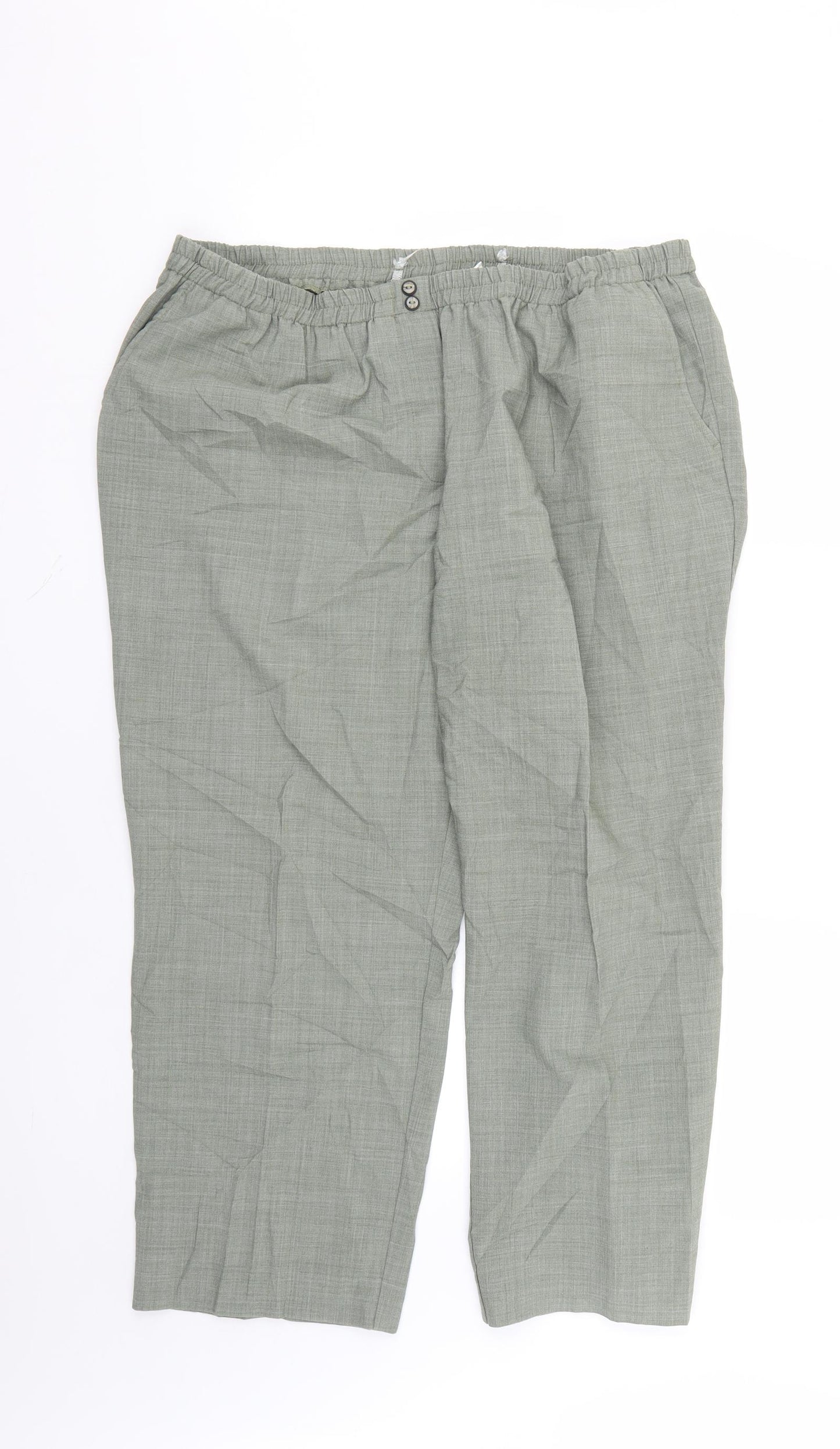 Preworn Womens Green   Trousers   L24 in