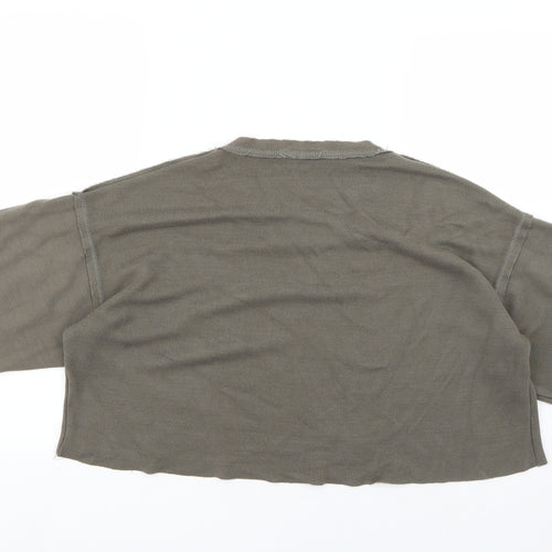 Zara Womens Green   Pullover Jumper Size S