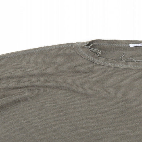 Zara Womens Green   Pullover Jumper Size S