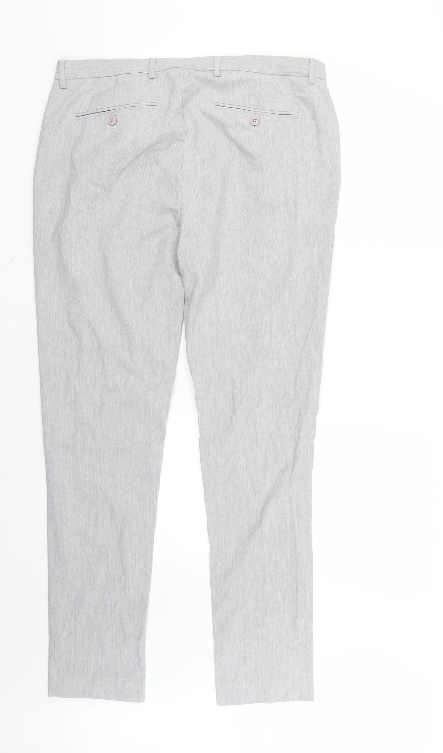 ASOS Mens Grey   Trousers  Size 34 L28 in