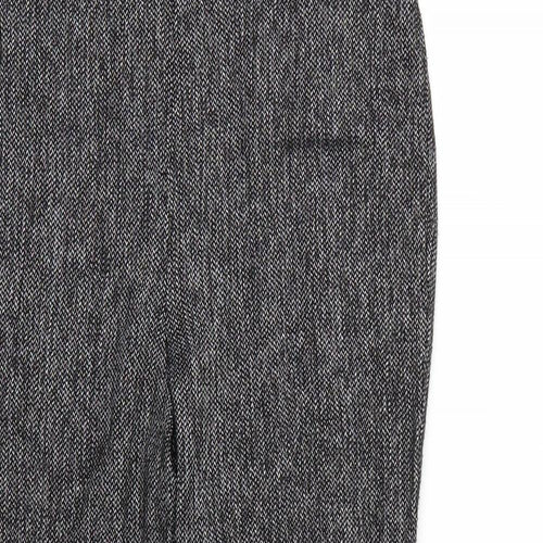 TU Womens Grey Argyle/Diamond  Trousers  Size 8 L24 in