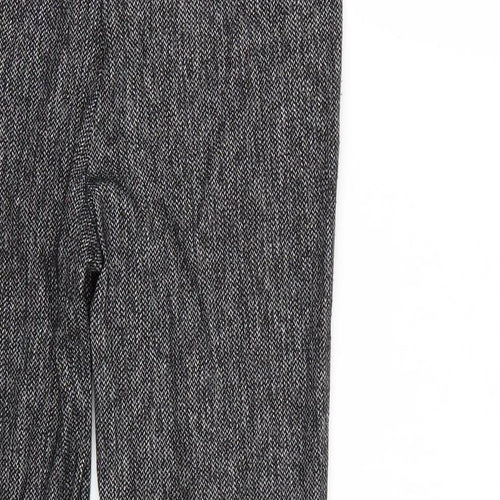 TU Womens Grey Argyle/Diamond  Trousers  Size 8 L24 in