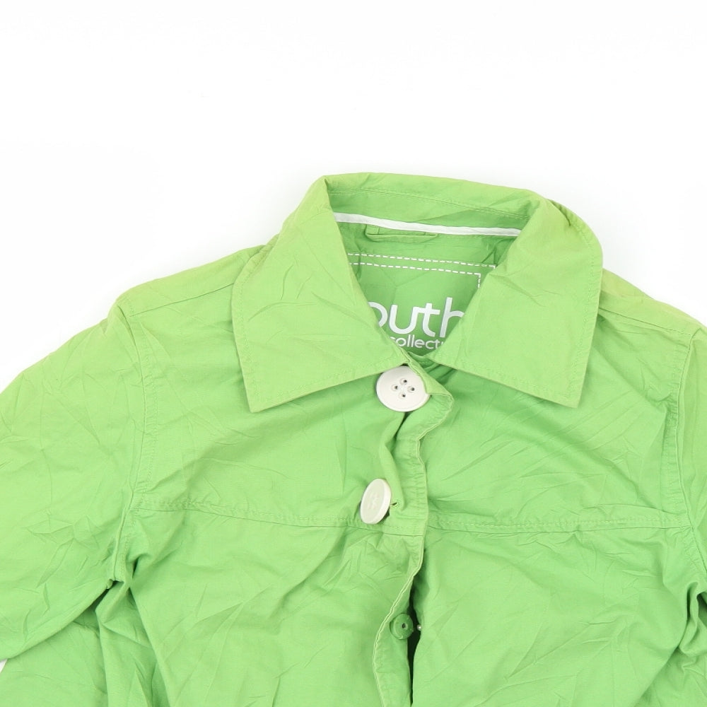 South Womens Green   Overcoat Coat Size 12