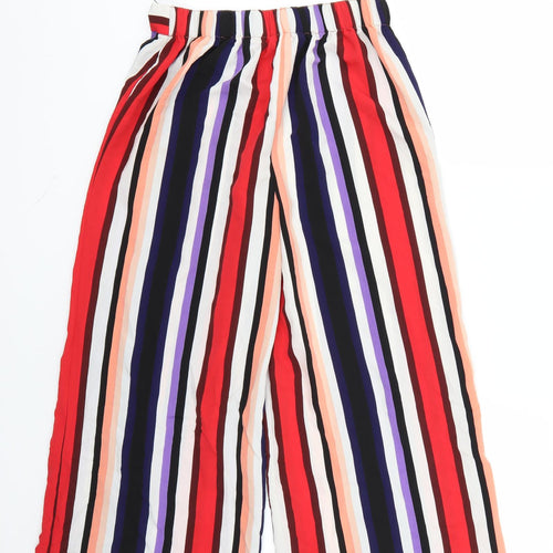 Primark Womens Multicoloured Striped  Trousers  Size 6 L21 in
