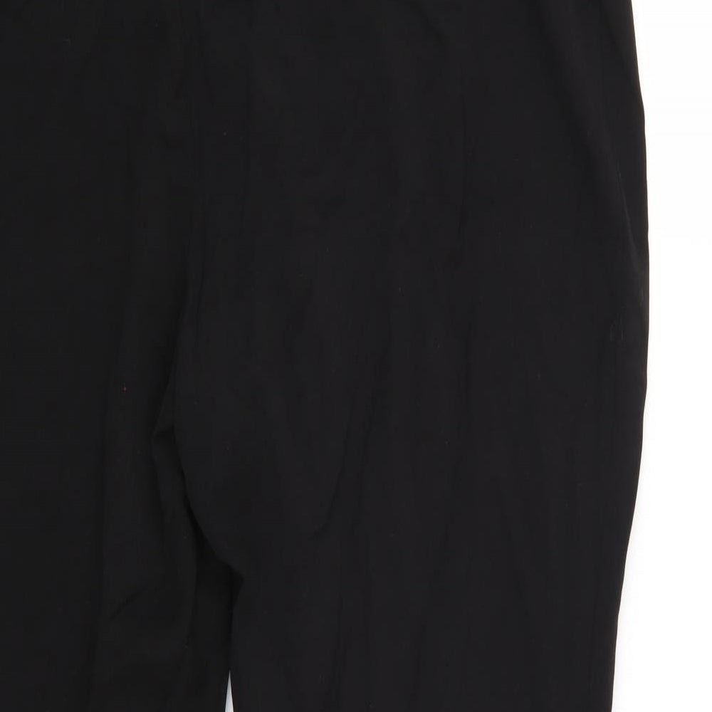Marks and Spencer Womens Black   Trousers  Size 24 L24 in