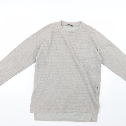 Zara Womens Grey   Pullover Jumper Size M