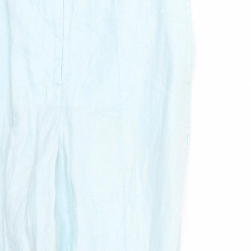 Pure Womens Blue   Trousers  Size 10 L25 in