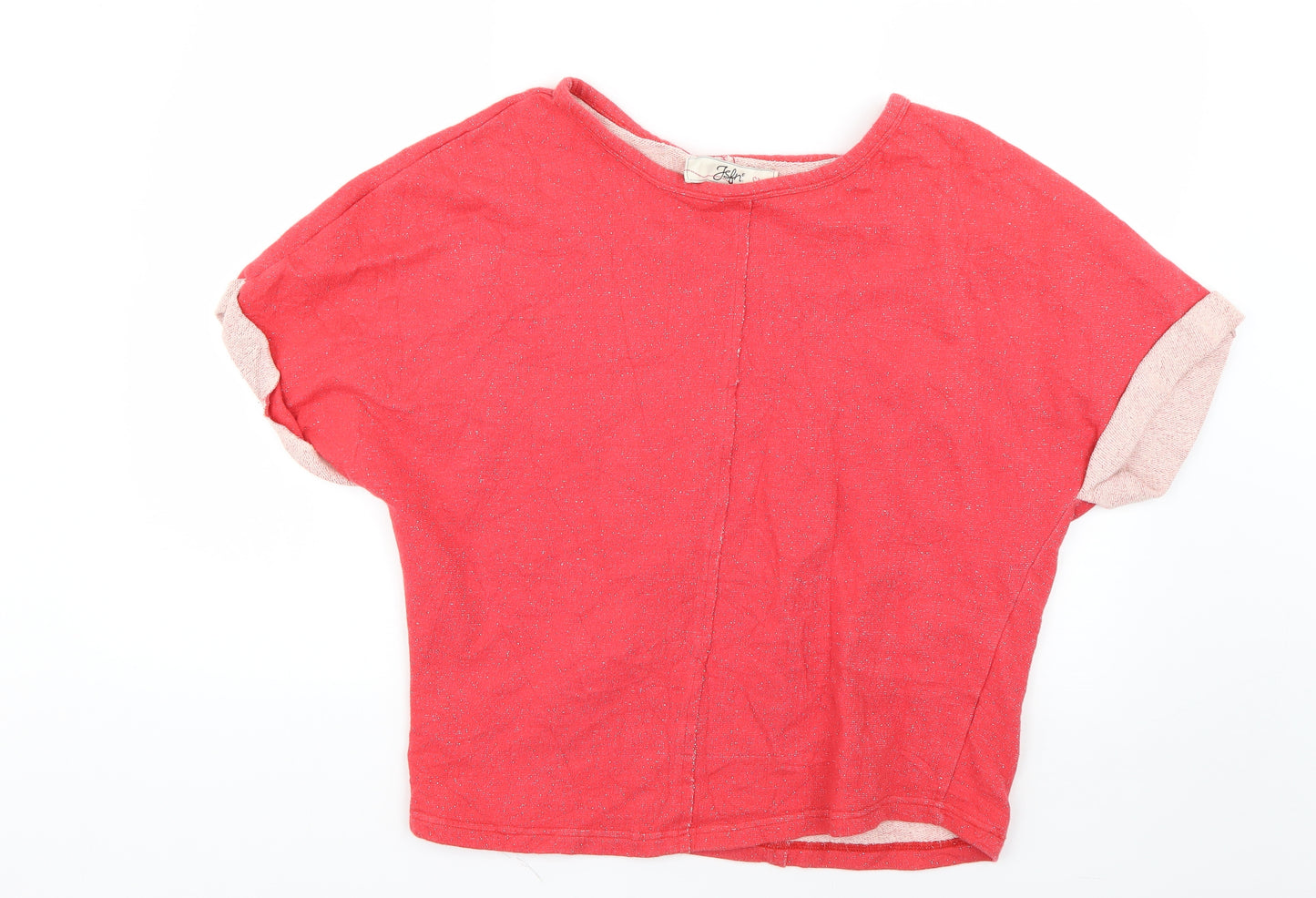 jsfn Womens Pink   Basic T-Shirt Size 10