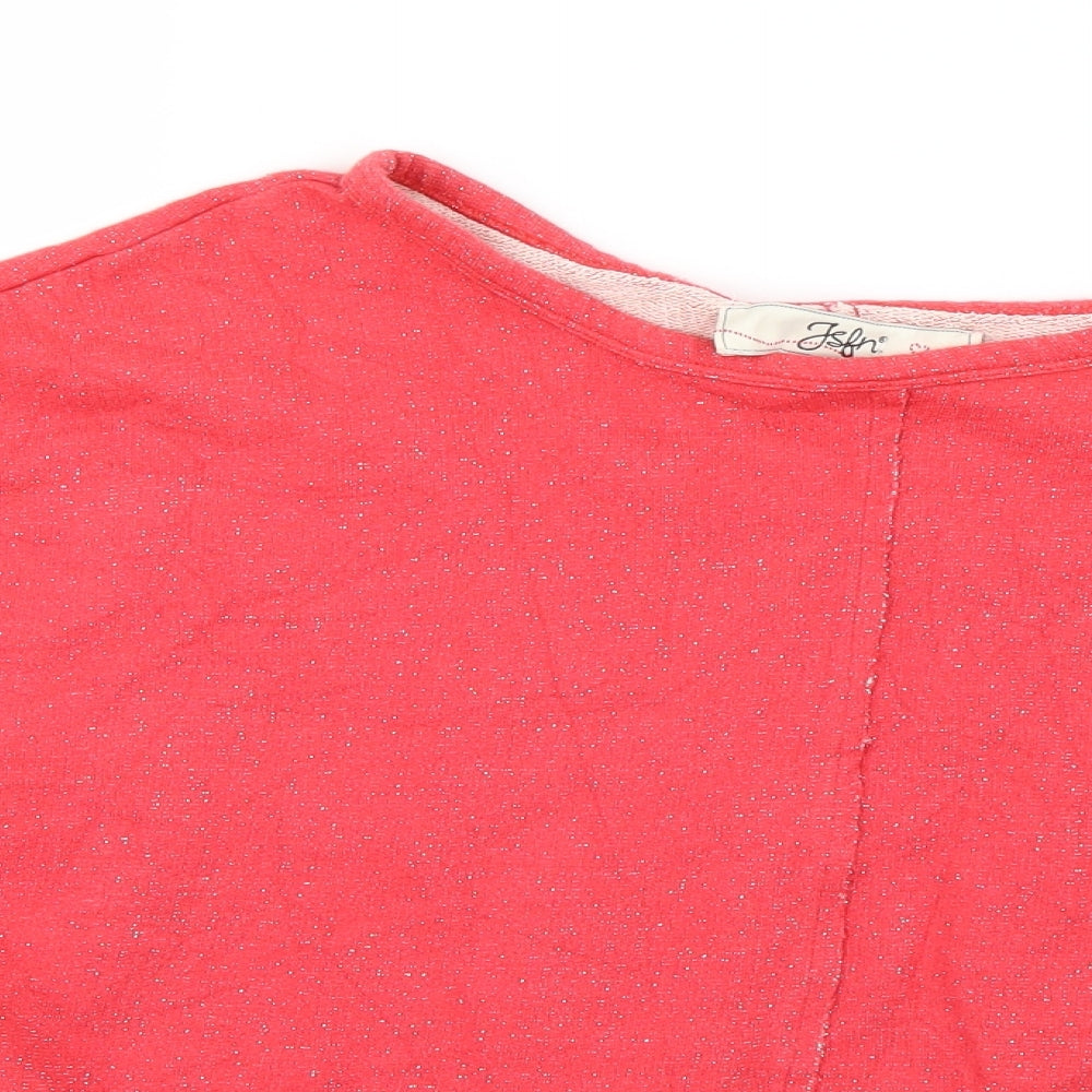jsfn Womens Pink   Basic T-Shirt Size 10